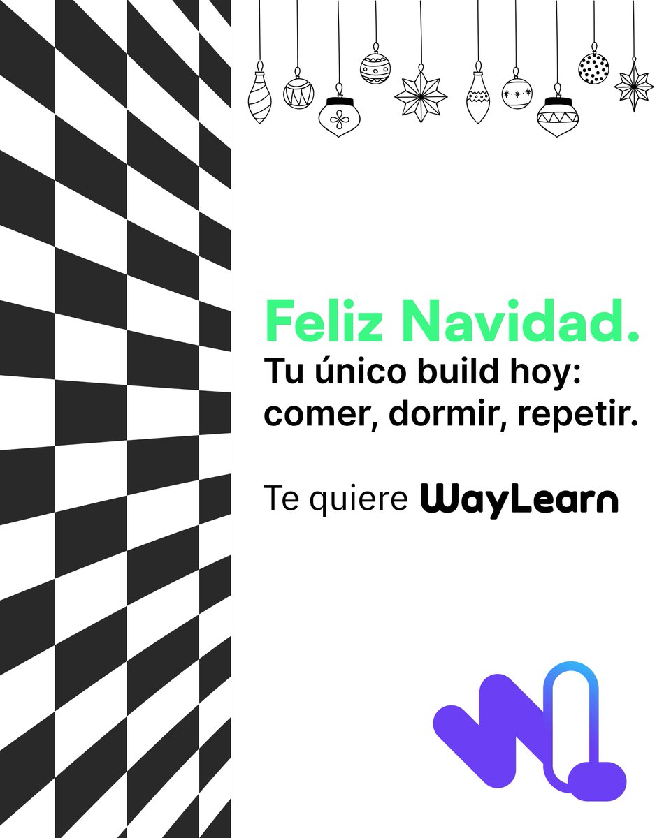 Gracias por aprender, equivocarse y construir con nosotros este año.

Feliz Navidad, builders. 💜