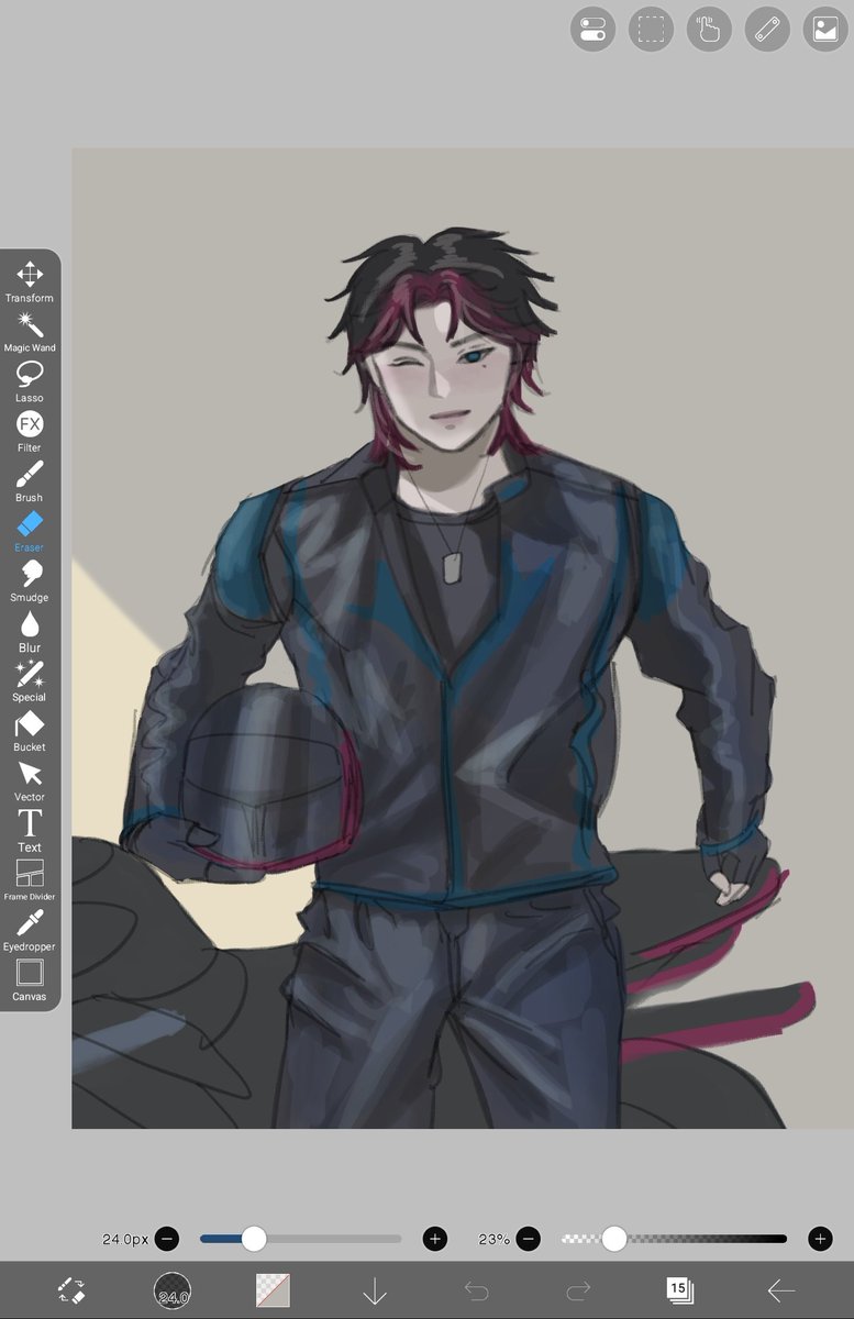 Day14 of drawing my ocs everyday:33

Gghj it's still a wip cuz i was busy doing comms wahhh