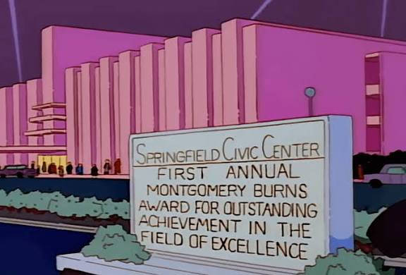 "Premio Montgomery Burns por Logros Destacados en el Campo de la Excelencia"