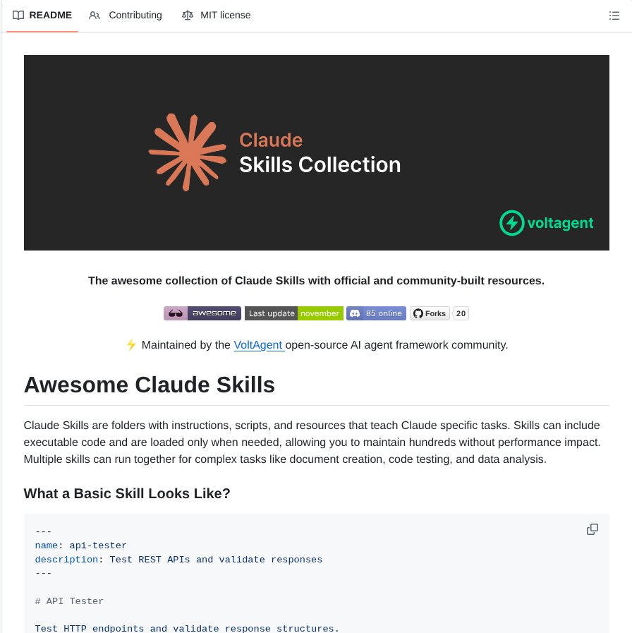 tom_doerr's tweet image. Collection of official and community-built Claude skills

github.com/VoltAgent/awes…