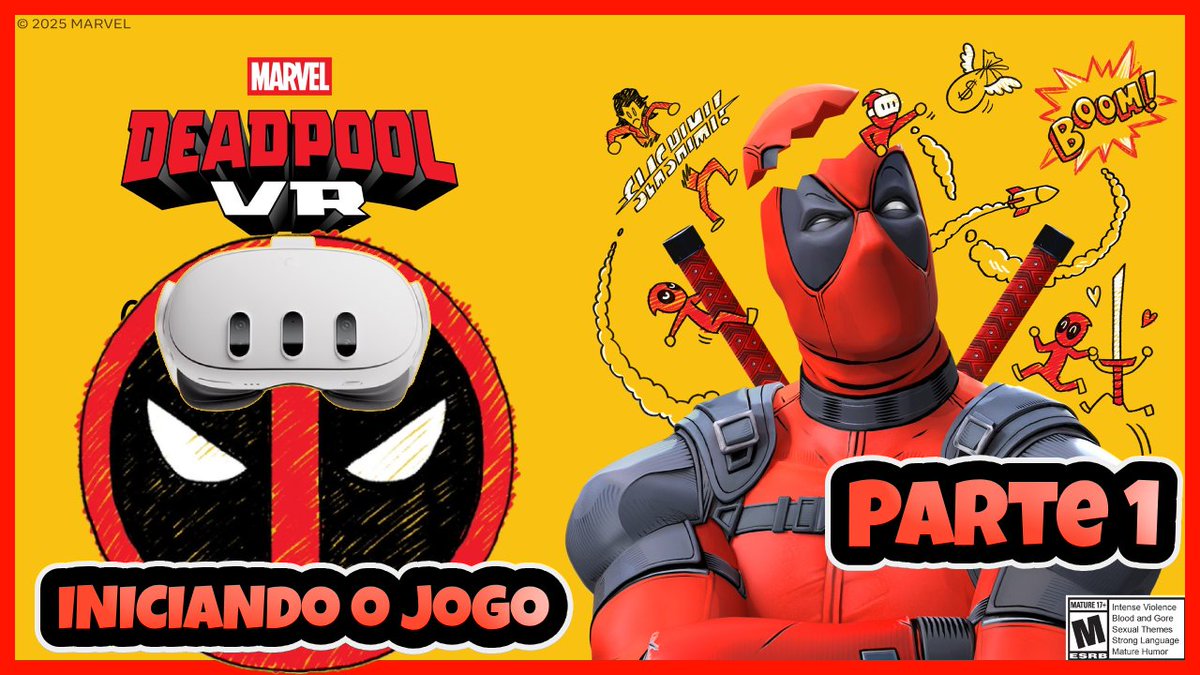 Eu joguei Deadpool VR no Quest 3 e… CARALHO, EU NÃO TAVA PRONTO PRA ISSO 😭 📷Ele literalmente quebra a 4ª parede, me xinga e me faz fazer coisas absurdas. Assiste até o final pra ver o que aconteceu comigo…
#DeadpoolVR  
#Quest3  
#VRGaming  
#JogosVR 
youtu.be/0X9BKBBI_B4
