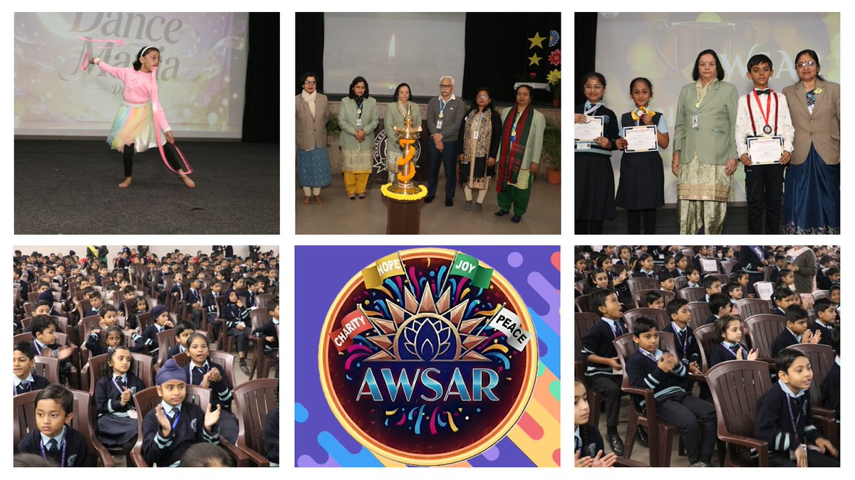 ksmsjsr's tweet photo. Annual Youth Festival : "Awsar 2025"
Held on 4th &amp; 5th Dec, 2025 for the classes I to VII.

Awsar, an exhilarating celebration of talent, teamwork and house pride. Here, the four mighty Houses - Charity, Hope, Joy, Peace; go head-to-head for the coveted House Championship Trophy. https://t.co/nMrxLphc0a