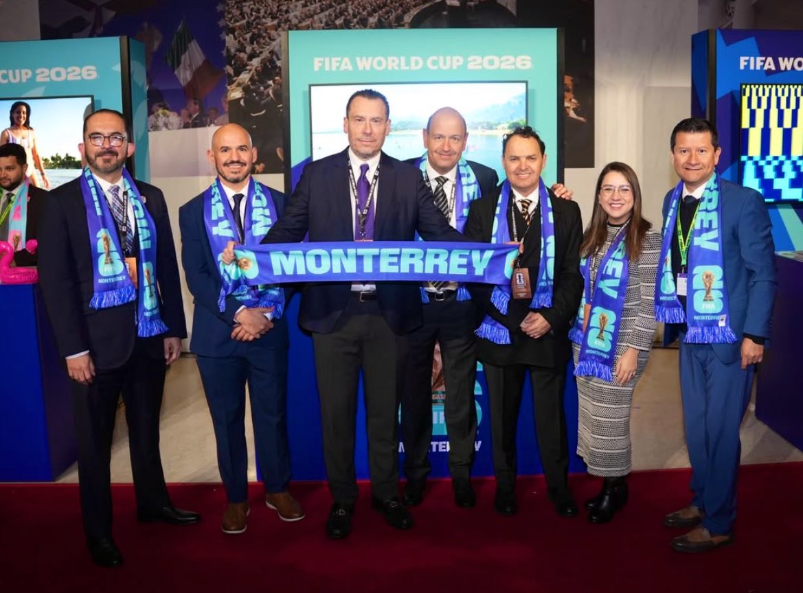Parte de la directiva del Monterrey se encuentra en el Sorteo del Mundial 2026. SOMOS ANFITRIONES, SOMOS MONTERREY.