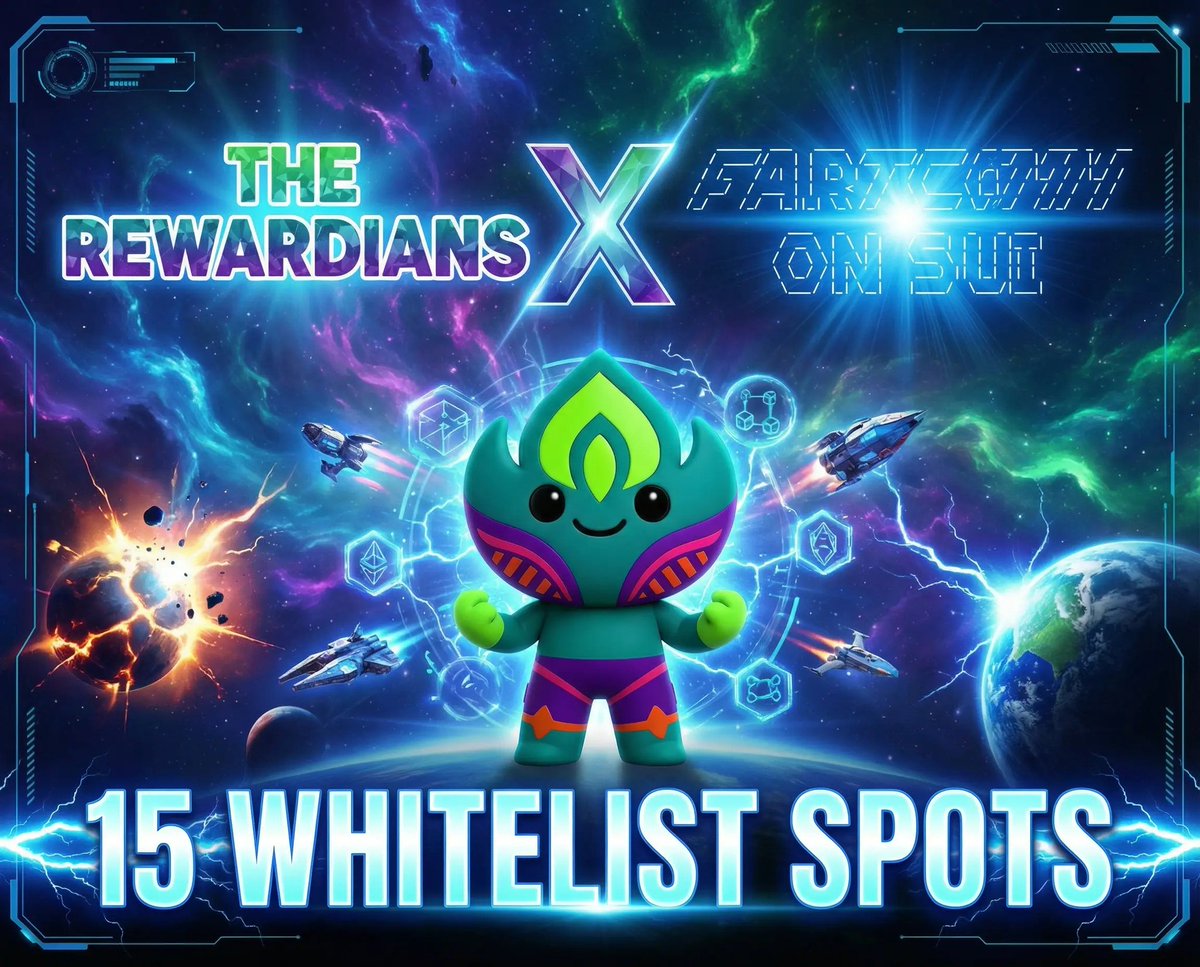 Fartcoin on Sui X The Rewardians 

We have 15 whitelist spots for the much anticipated Rewardian launch 💨

Comment if you want to be a spot ⚡️