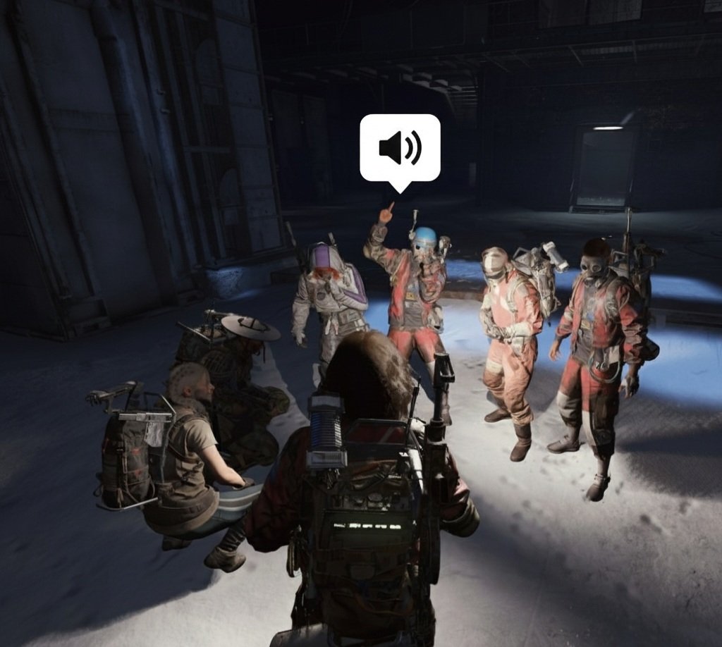 QoL  Request: Speaker Icon floating ABOVE the player’s head when they talk! 📢

​We need to know who’s yelling in the chaos. Putting the icon on the character makes identification instant and super clear.

<a href="/ARCRaidersGame/">ARC Raiders</a>