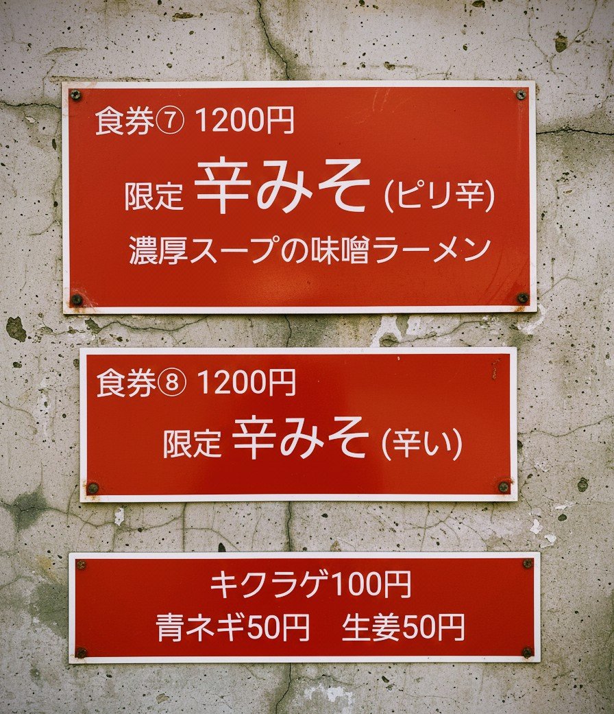 本日 12/6（土曜日）の営業は ​🌶️ 辛味噌あり （定番メニューも