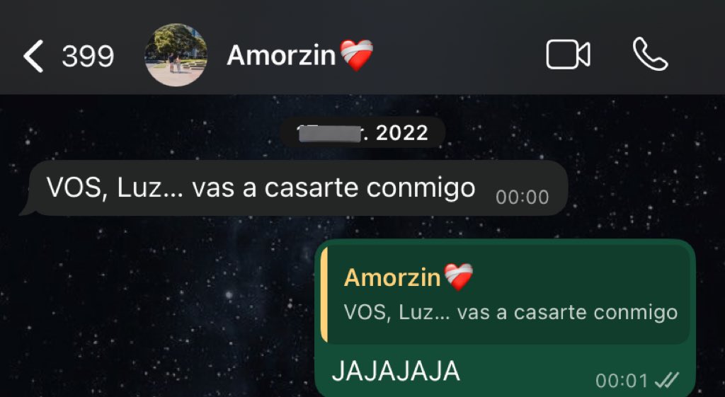elenhez's tweet photo. A los 2 meses de conocerme ya me envió ese mensaje😂💘💘 https://t.co/rFRZS32I2q