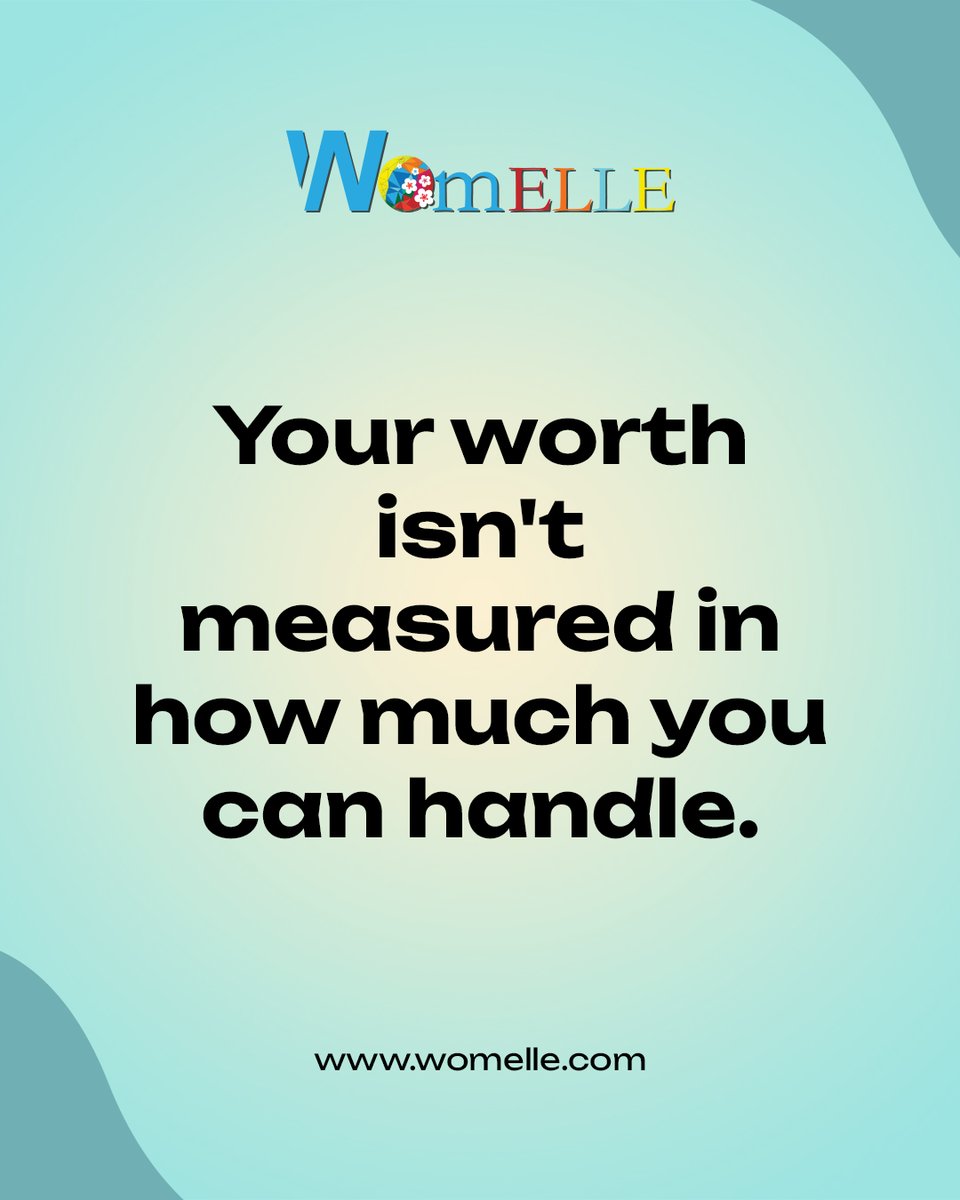 womelle's tweet image. You matter beyond what you do for others. You're enough even when you say no. Tag a woman who needs to hear this today.

#Womelle #realsupport #communitylove