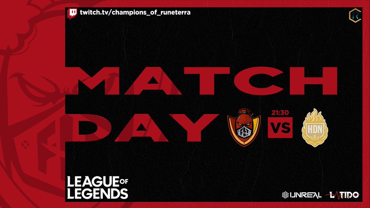 🔶 MATCH DAY 🔶

🏆 <a href="/CRuneterra/">Champions Of Runeterra</a>
🆚 Hijos de Noxus
⏰ 21:30

¡Una serie más para estar en semis!
Esta noche tenemos una cita en COR para dar catedra y pasar de ronda ¡Que nadie se lo pierda! #WeAreFKT
🟣 twitch.tv/champions_of_r…