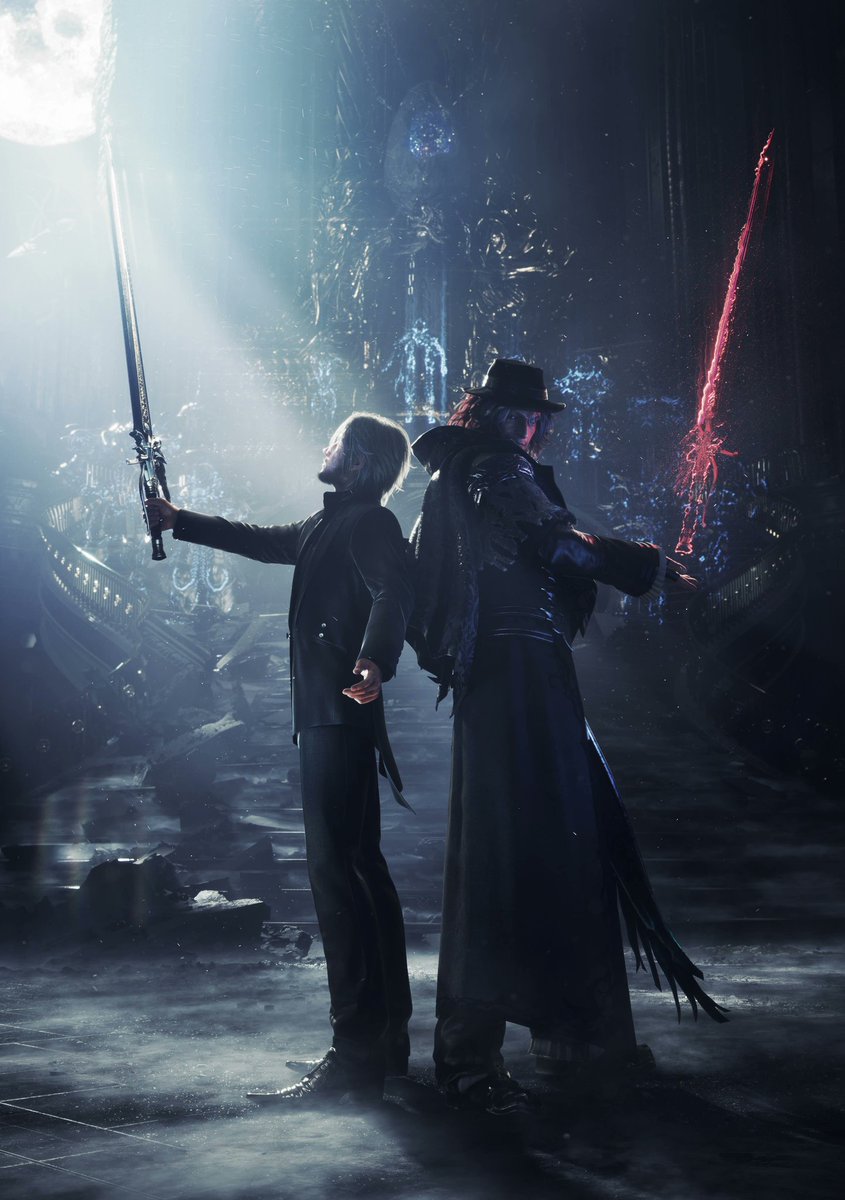 Parallel official art of Noctis with Lunafreya vs. Noctis with Ardyn

I like how its all light with Noct and Luna while the light only remains with Noct and Ardyn gets more shadow

Also on the left: Regis, the council, glaives, the bros
Right: The kings of lucis