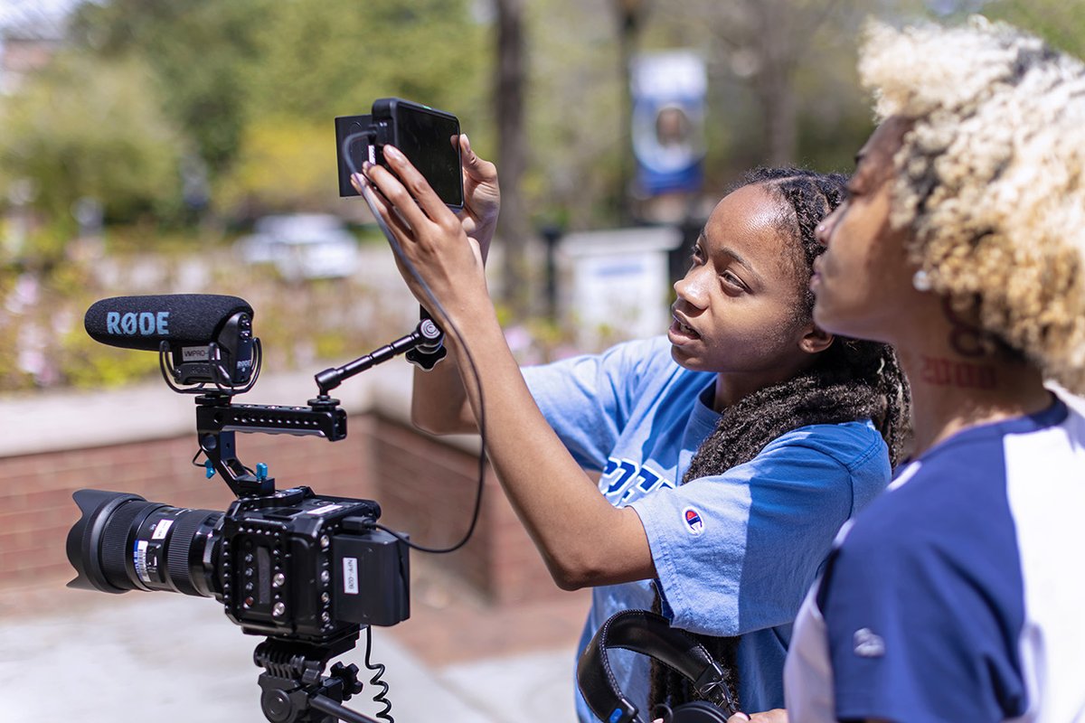 SpelmanCollege's tweet image. The Georgia Film Academy (GFA) is partnering with Spelman College to offer Introduction to Film &amp;amp; Television Production and Post-Production courses starting Spring 2026. These courses are the first step in GFA’s 18-credit-hour certification program, giving students hands-on…