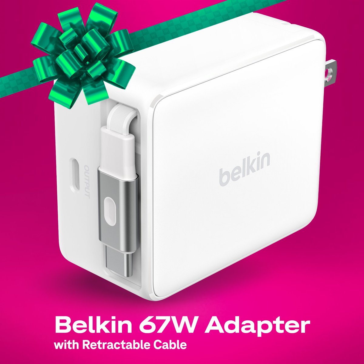 ChuckIIIBarber's tweet photo. If you're looking for a solid charger, the Belkin 67W Adapter at @TMobile is worth a look 🔋

➡️ https://t.co/otiX4m0h6I

 #TeamMagenta https://t.co/2dYYroUZwx