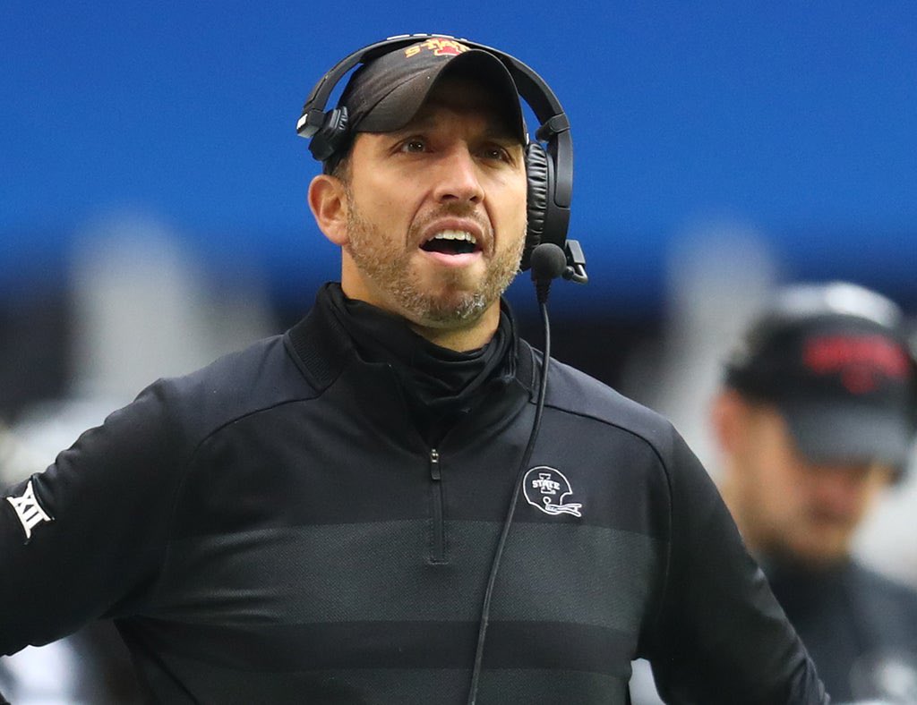 CFBReport's tweet photo. BREAKING: Penn State is finalizing a deal to make Matt Campbell their next head coach, per @PeteNakos. 

Campbell is responsible for the only 10+ win season in Iowa State history and spent 10 years with the program. https://t.co/RtfaHE2YK3