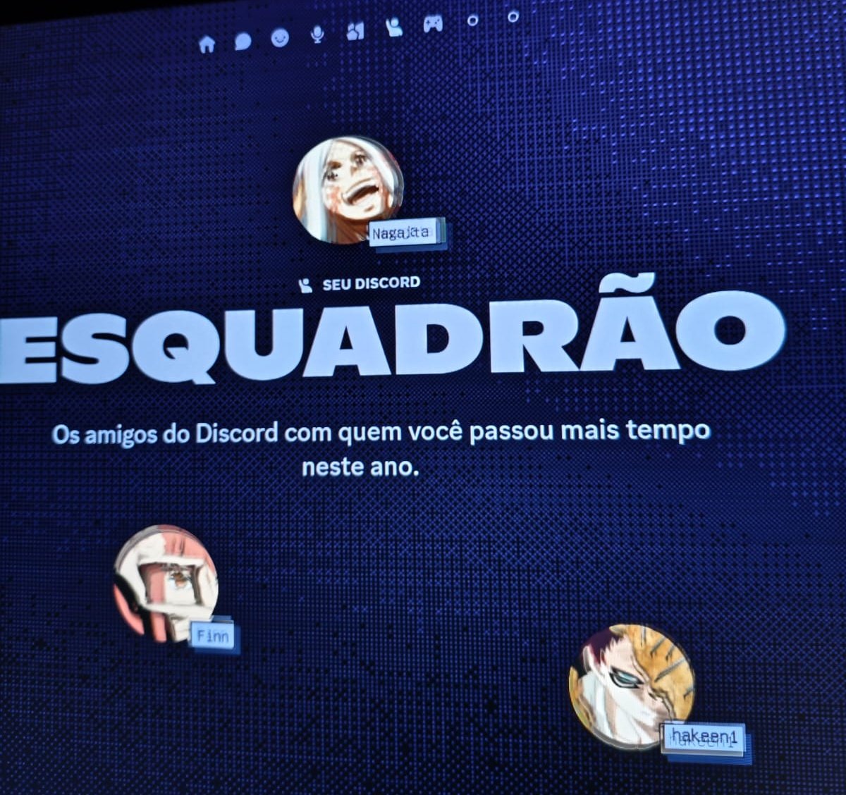 alanribeiro_o's tweet image. Meu ciclo de amizade extremamente restrito #DiscordRecap #Discord