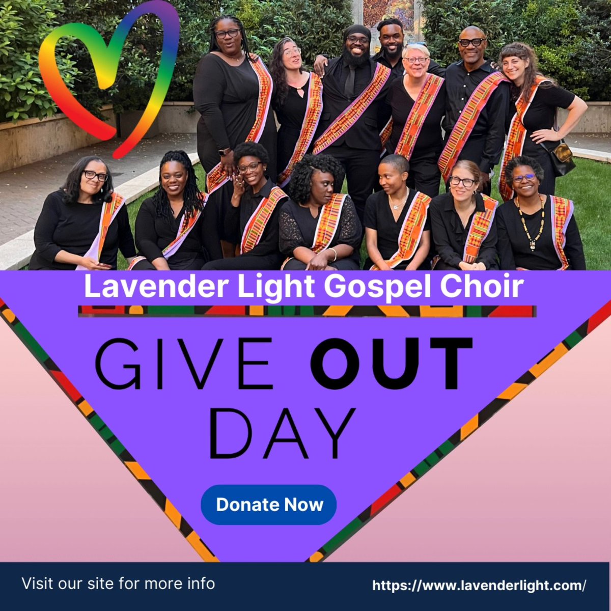 LavLight's tweet image. We Need Your Support!
For 40 years, Lavender Light, the empowering, Black-led, intergenerational LGBTQIA+ gospel choir, has provided a sacred, healing space where people can sing, worship, and celebrate their full selves without compromise.
beacons.ai/lavenderlight