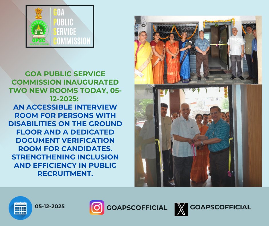 Goa Public Service Commission (@GoaPSCofficial) / Posts / X