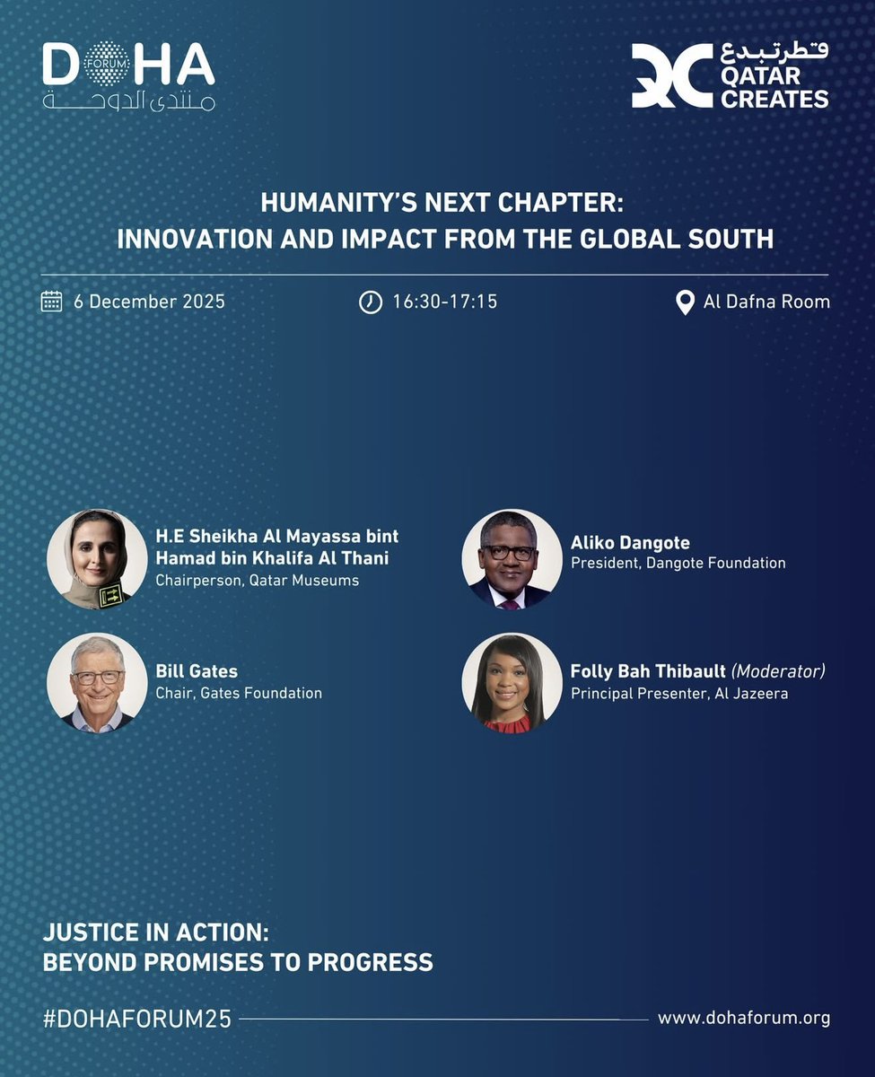 See you tomorrow <a href="/DohaForum/">Doha Forum</a>