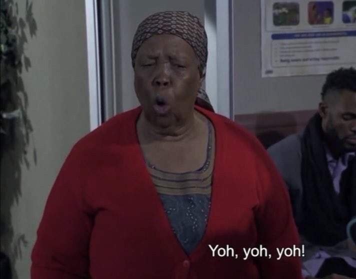 esihle_ma's tweet photo. Surely Wendy is writing her own script, Ba re sebete sa chicken 🤣🤣🤣🤣#GenesisMzansi https://t.co/JyzFt9Iegf