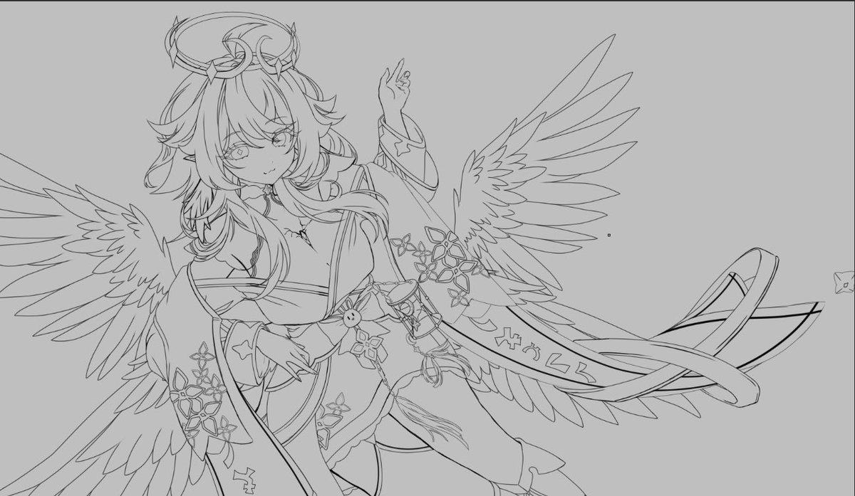 WIP I’m working on between other projects~♡