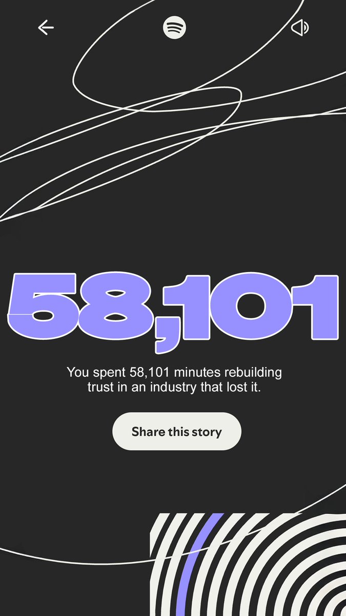 My Spotify Wrapped 2025: turns out I only listened to one thing… the sound of shipping ;)