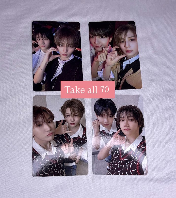 sunghocentric's tweet photo. [rts &amp; likes are appreciated] 🤍🎀

wts 🇮🇩 all about BOYNEXTDOOR photocard 

♥︎ Preferably take more than 2
♥︎ No TIME WASTERS 🤍
🔴 = pair 

Price on pic exc adm &amp; packing! 

t. Sungho Leehan Taesan Jaehyun https://t.co/ynANpiEEFG
