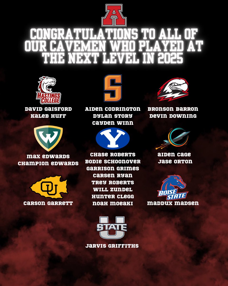 American Fork High School Caveman Football tweet media