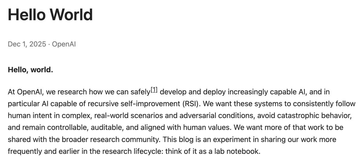 Earlier this week, the chief scientist of one of the largest AI companies said that recursively self-improving AI is the "ultimate risk".

Yet Anthropic's own CEO has suggested doing this, while another employee has said they want Claude n to build Claude n+1 so they can go home