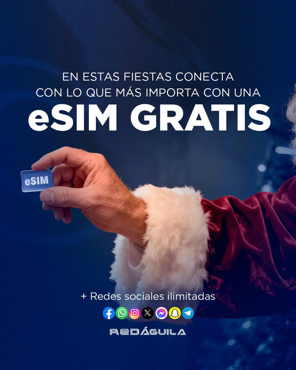 En la compra de cualquier paquete, la eSIM es GRATIS 👉 ¿Vas a aprovechar para mantenerte conectado?

redaguila.com.mx