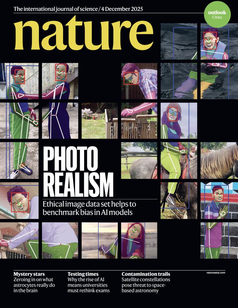 SonyAI_global's tweet photo. 💫Proud to share that #FHIBE has been featured on the cover of @Nature. The issue spotlights images from our globally diverse, consent-driven dataset designed to benchmark fairness in AI. Read the full feature via Nature: https://t.co/QEW0gFf6oh https://t.co/19qbxUIMQn