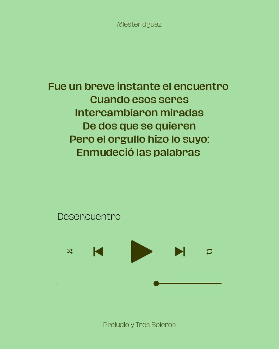 Las letras de “Preludio y Tres Boleros”.

#LesterDominguez #Cantautor  #PreludioYTresBoleros #ArtistaEmergente #Cancion #Boleros