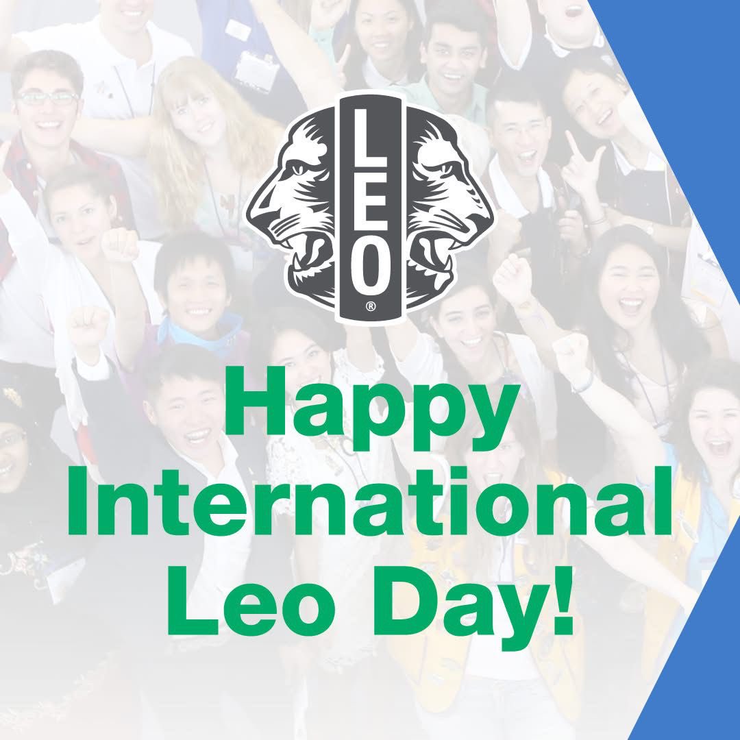 ksiadehyeeleo's tweet photo. Happy International Leo Day🥂
Thank you to all amazing Leos out there serving their communities with kindness and dedication.Your selfless efforts are making a real difference in the lives of many. Keep shining your light and spreading joy! 💛#LeoDistrict418 #InternationalLeoDay https://t.co/EsnFXK4V1y