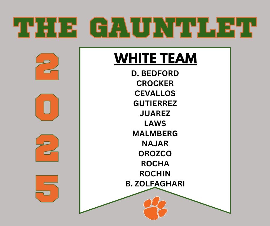 Here we go! Our annual Gauntlet challenge will take place Friday (12/12) and Saturday (12/13). #BearDown