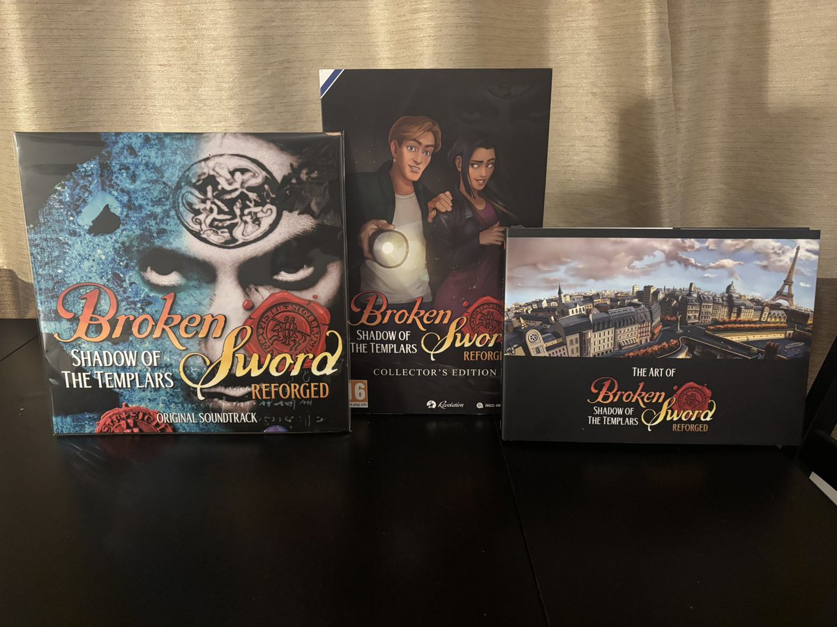 Thank you <a href="/CharlesCecil/">Charles Cecil</a> and <a href="/RevSoftGames/">Revolution Software</a> .
I’ll look forward to backing The Smoking Mirror Reforged soon….
#brokensword #brokenswordreforged