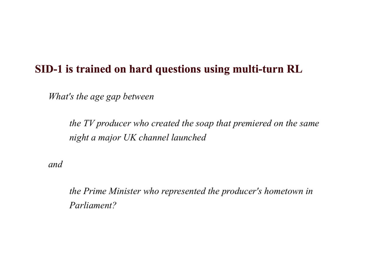 SID_AI's tweet image. we just released our first model: SID-1

it&apos;s designed to be extremely good at only one task: retrieval.

it has 1.8x better recall than embedding search alone (even with reranking) and beats &quot;agentic&quot; retrieval implemented using all frontier LLMs, including the really large and…