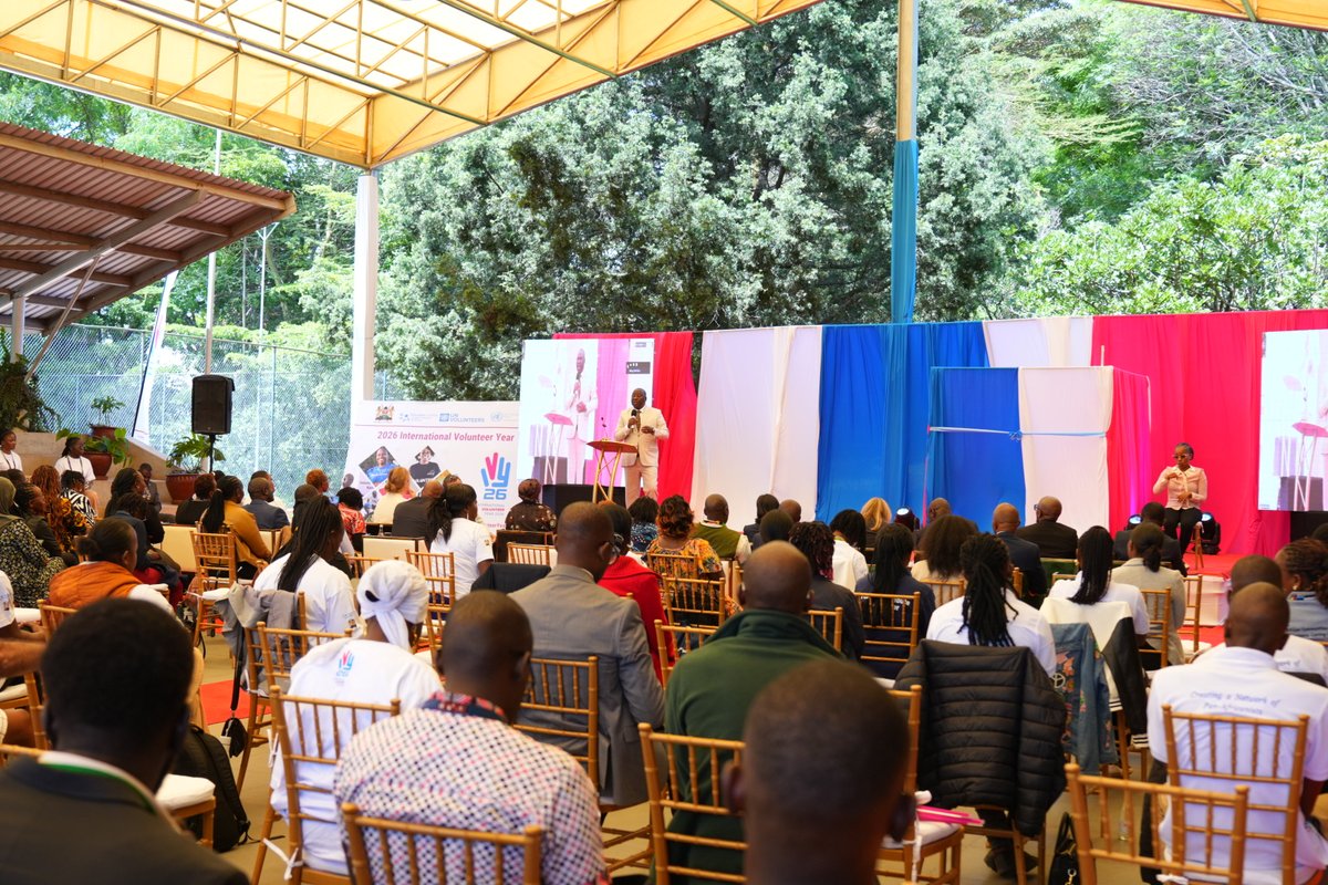 UNV_ESARO's tweet photo. @UN @LabourSPKE @UNVolunteers @UnKenya @UNISNairobi @ChamberlainSDGs @ODG_UNON @ZainabHawa @StateHouseKenya @DrAlfredMutua The #VolunteerYear launch in Kenya brought together #volunteers, government, @UN, civil society, diplomatic community, and the private sector. 

The message: #VolunteerYear is for everyone. 

#IVY2026 #IVD2025 
#EveryContributionMatters https://t.co/ji8G4Zqo9B