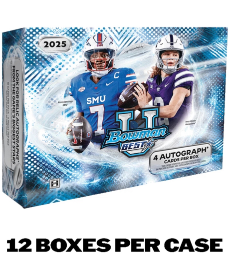 YahMonMLB's tweet photo. 🚨HOT CASE BREAK🚨
🏈PYS#1343- 
1x- 25’ Bowman U Best Hobby Case (12 boxes)
48 autos guaranteed
#thehobby 
@HobbyUnlimited https://t.co/WR99U40AKQ