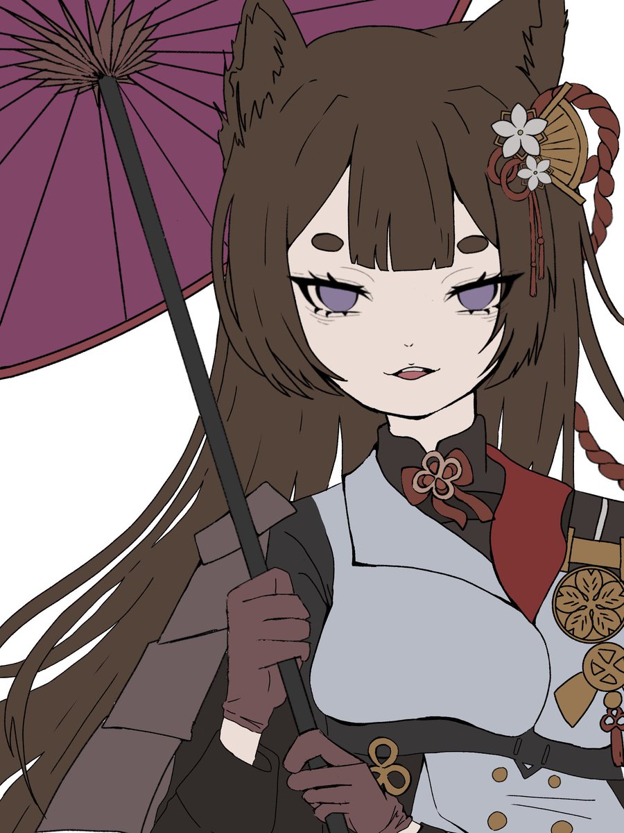 ←線画　天城　　ベタ塗り天城→