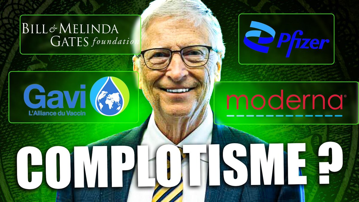 LE sujet complotiste par excellence 😍 

Bill Gates et la santé mondiale : j'ai décidé de me pencher sur la question...

... alors, du 100 % complotisme ? Pas si sûr 👇 
youtu.be/ZQTLIKVzACI