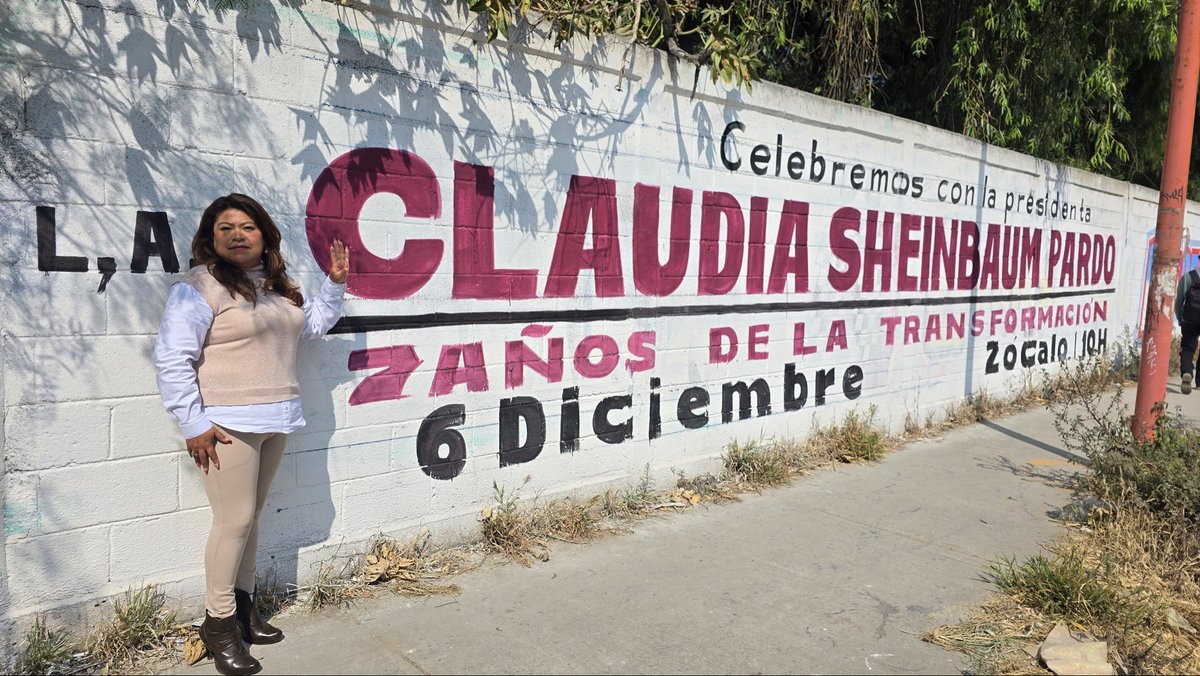LeideAviles25's tweet photo. ¡Estamos a un día de la celebración!

Nos vemos este 6 de diciembre en el Zócalo de la Ciudad de México para celebrar juntos #7AñosDeLaTransformación el Cambio Verdadero.

#Transformación
#Leide AvilésDomínguez https://t.co/rWgrKB5gDz