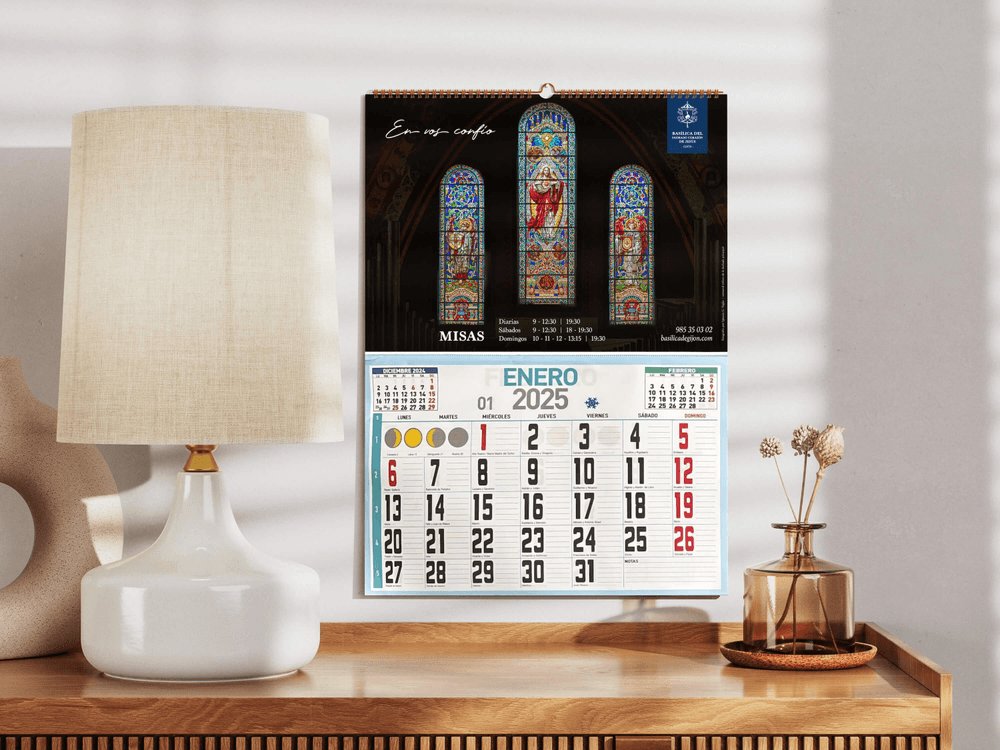 BasilicadeGijon's tweet photo. Ya disponibles los calendarios de 2026
La Basílica pone a la venta desde hoy los calendarios de 2026 por 5 €, disponibles en la sacristía y en la entrada.
https://t.co/LPoQNl8AMR https://t.co/O5CPU14lBP