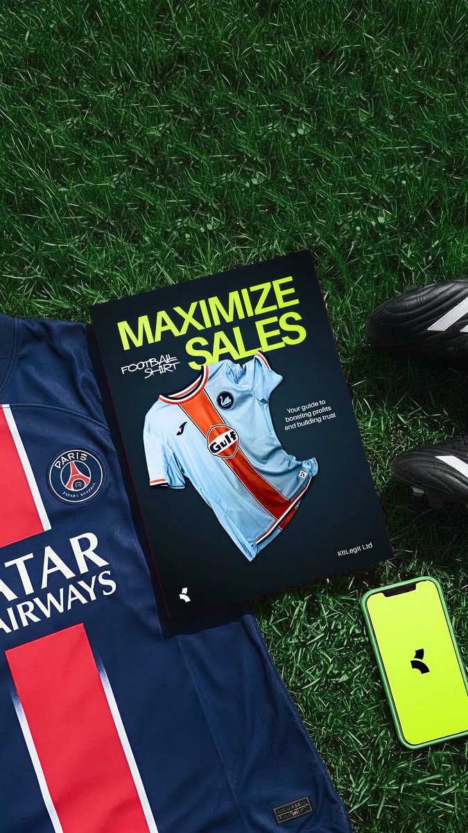 KitLegitApp's tweet photo. We just dropped a FREE eBook to help you:

✅ Price correctly
✅ Market your kits
✅ Boost your profits

Stop guessing. Start selling smarter.

Grab the guide here: https://t.co/4xAaMhQFt9

#FootballKits #ResellerCommunity #KitLegit https://t.co/GNHF3j621R