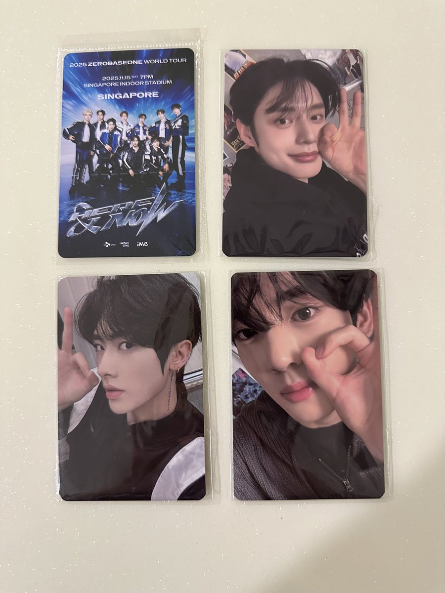 deomudaz's tweet photo. WTS ZEROBASEONE ZB1 Here&amp;Now Singapore Photocard PC

Jiwoong Ricky Yujin ✅

Worldwide Shipping ✅
Wise/Bank Transfer ✅

제로베이스원 제베원 포토카드 포카 싱가폴 싱가포르 특전 성한빈 김지웅 장하오 석매튜 김태래 김규빈 리키 박건욱 한유진 판매 구매 양도 https://t.co/VgoCmM4aIK