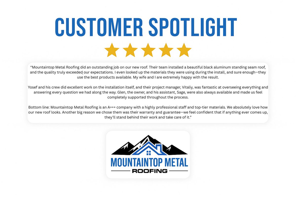 MountaintopMet2's tweet photo. Life on the Oregon Coast means wind, rain, and salty air This #Bandon family wanted a roof that could handle it all. Their new aluminum standing seam roof delivers strength and style, and their A+++ review made our week!
#oregoncoast #Oregon https://t.co/8TwOCiP3uq