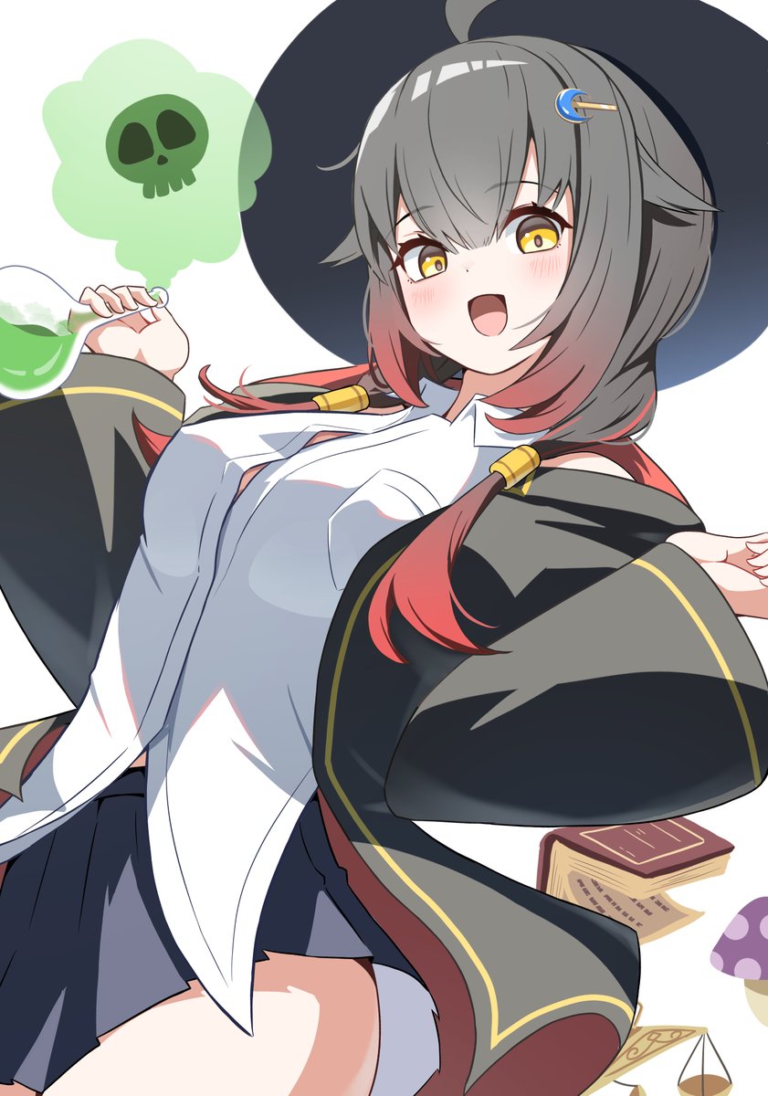 魔女見習いちゃん🎃
この娘が主人公のゲームを某DLsite向けに制作中！