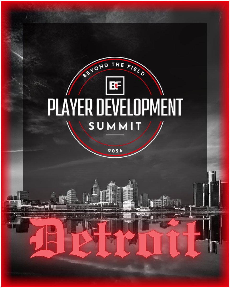 Beyond The Field - Player Development tweet media