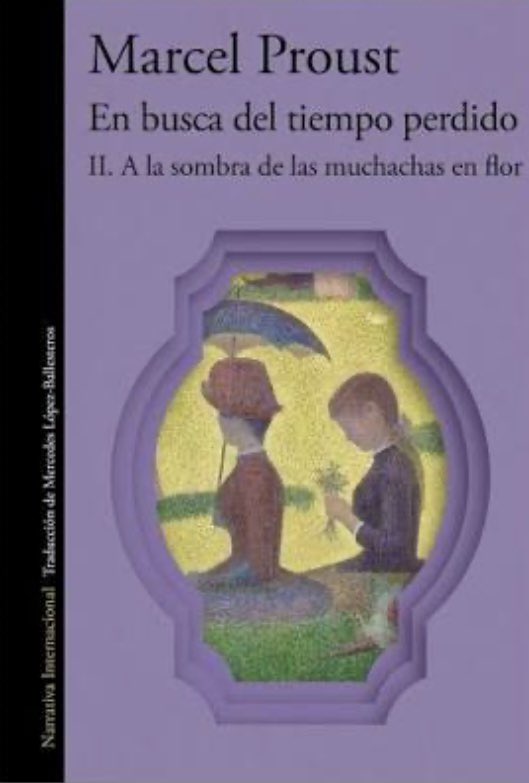 Ya salió el segundo tomo de la traducción de Mercedes López-Ballesteros. Estaba muy atento: me ha encantado su traducción. No tengo la competencia para decir que es la mejor, pero sí que emociona y se disfruta el estilo de Proust, como en ninguna otra que había leído en español