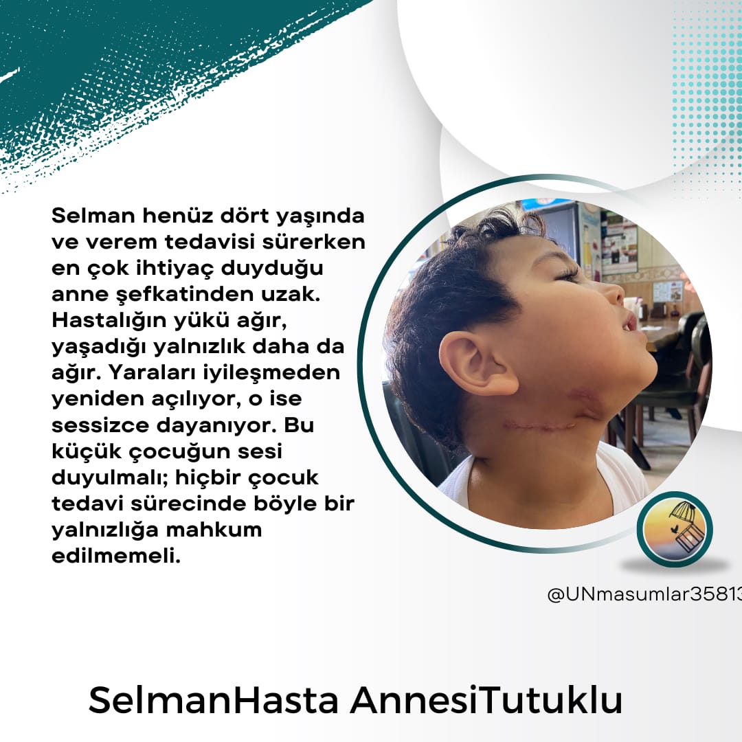 Selamın annesi Melek Tekin serbest kalsin❗️

SelmanHasta AnnesiTutuklu