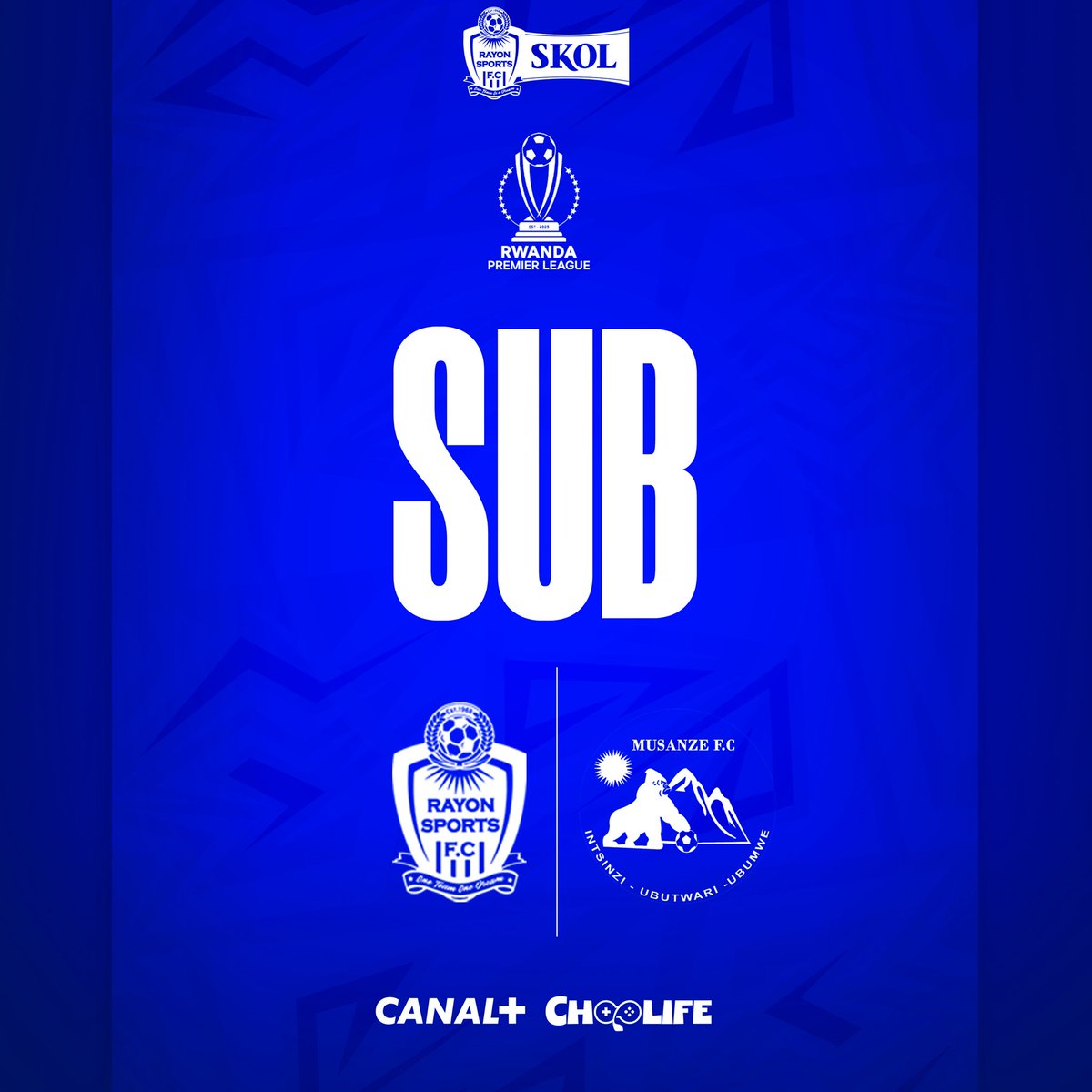 rayon_sports's tweet photo. #RPL || #RAYMUS
70’
Double sub for #Gikundiro!
Asman NDIKUMANA replaces Yves HABIMANA, and Fiston ISHIMWE comes on for Tony KITOGA.
#Gikundiro https://t.co/GOdC6o3bQv