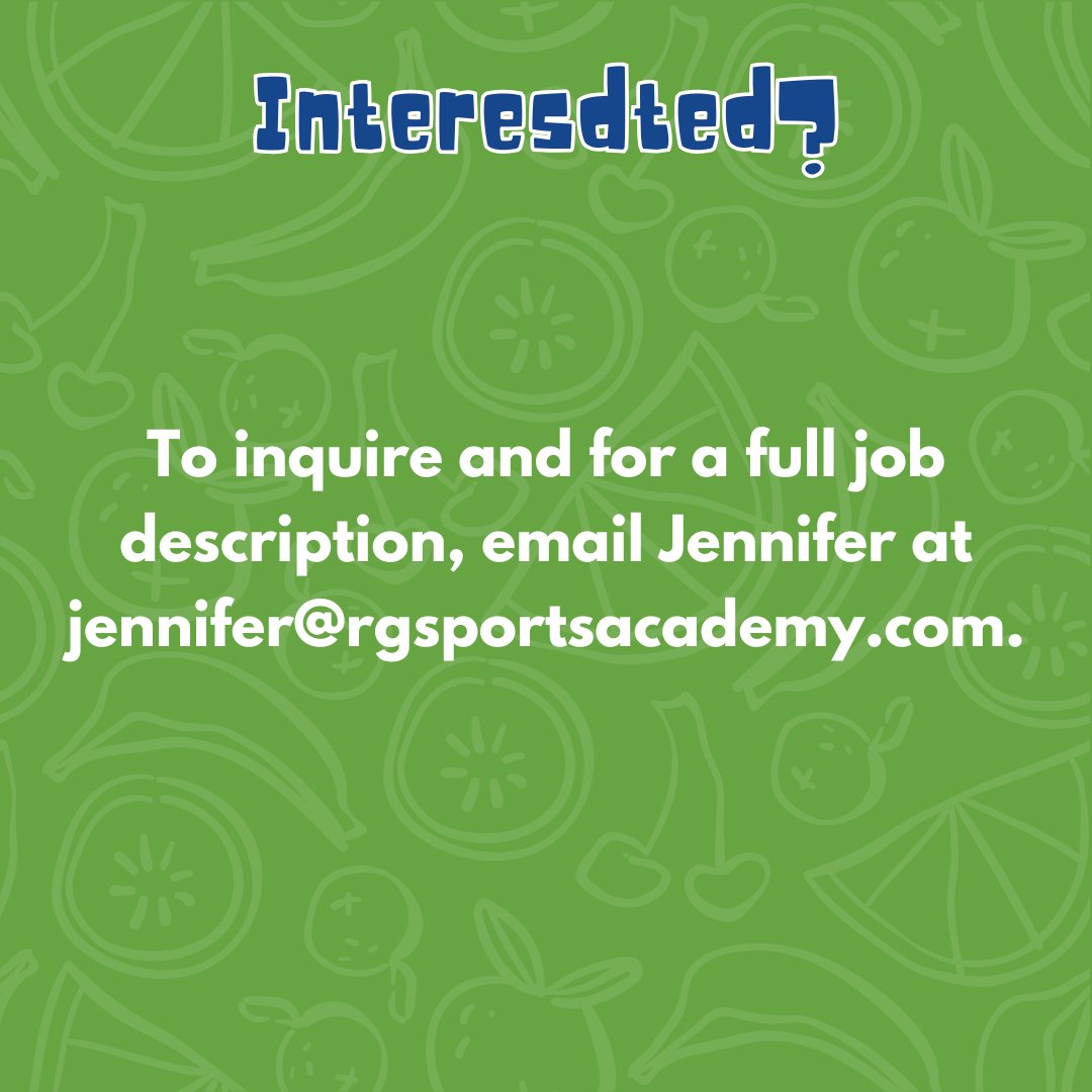 RonnieGrandison's tweet image. 🍏⏱️ Crunch Time snack bar is hiring! ⏱️🍏 If you're interested in joining the team as a manager, email Jennifer at jennifer@rgsportsacademy.com.

#rgsa
#opvc
#rgbasketball
#vppickleball