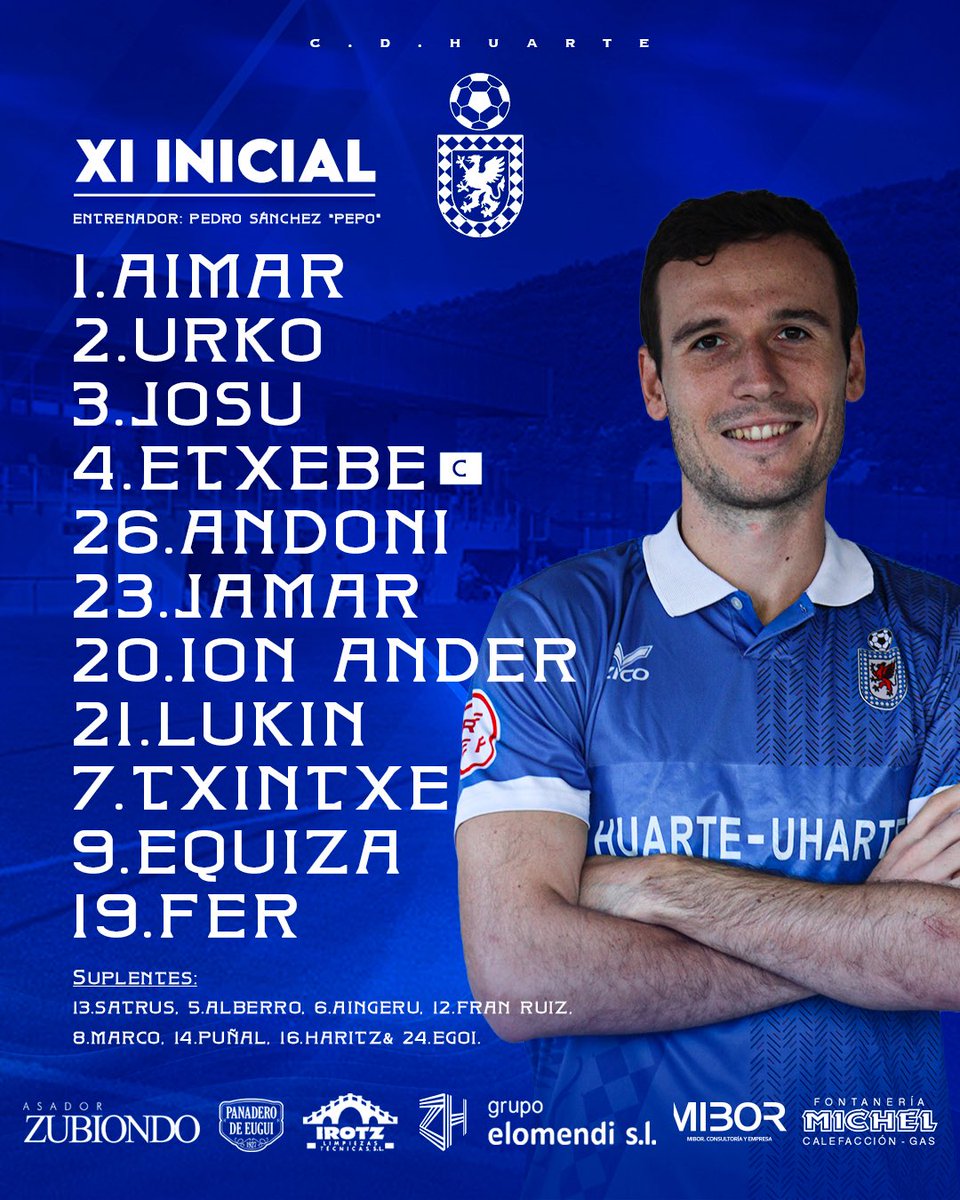 𝗢𝗡𝗖𝗘 𝗜𝗡𝗜𝗖𝗜𝗔𝗟 | ¡El XI para esta noche!